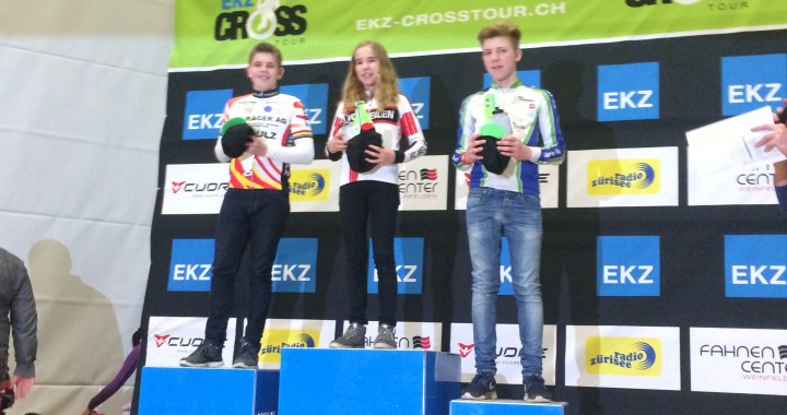 Siegerehrung Gesamtwertung EKZ-Crosstour 2016